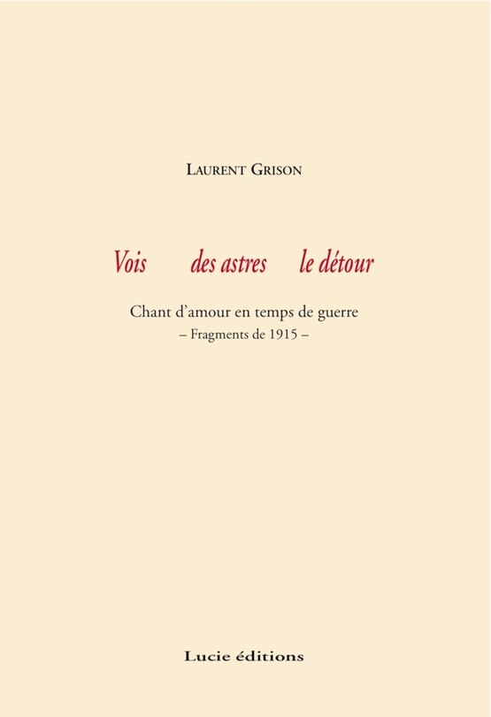 Front cover_Vois des astres le détour