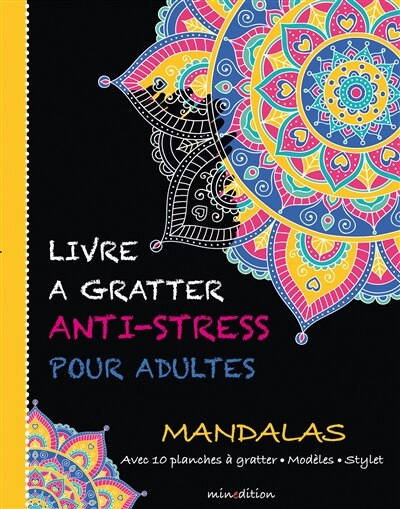 Couverture_Livre à gratter anti-stress pour adultes