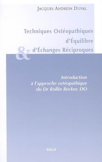 Couverture_Techniques ostéopathiques d'équilibre et d'échanges réciproques