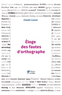 Couverture_Eloge des fautes d'orthographe