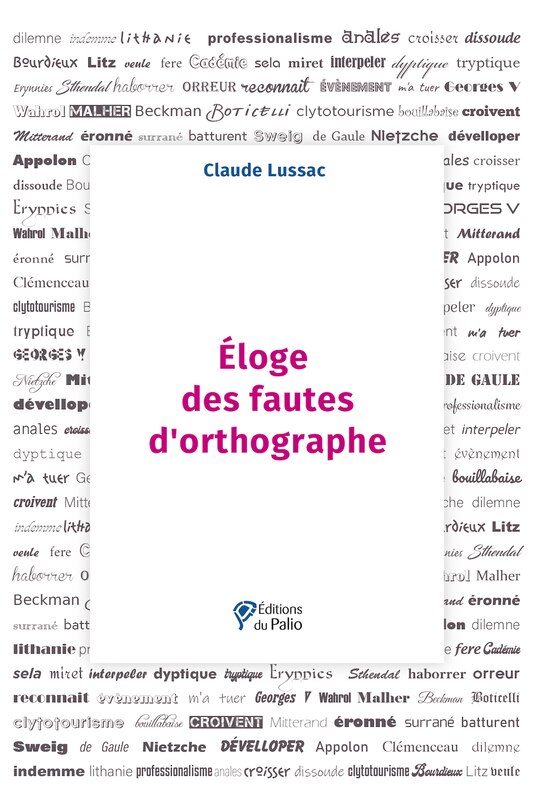 Couverture_Eloge des fautes d'orthographe