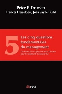 Front cover_Les cinq questions fondamentales du management