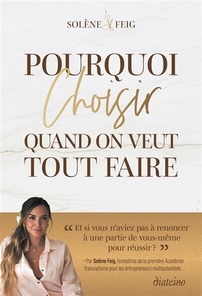 Front cover_Pourquoi choisir quand on veut tout faire