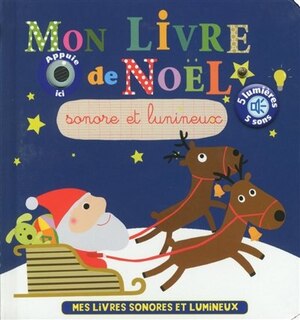 LIVRE DE NOEL SONORE ET LUMINEUX -MON