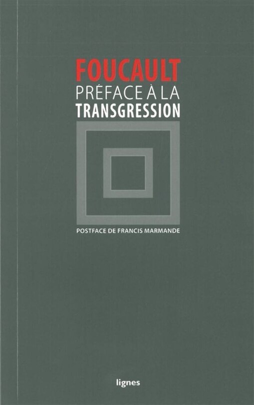 Couverture_Préface à la transgression