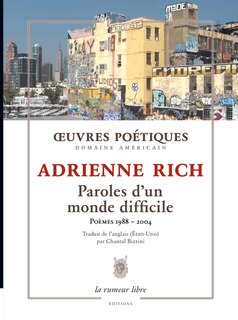 Front cover_Oeuvres poétiques : paroles d'un monde difficile : poèmes 1988-2004, une anthologie