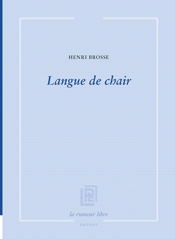 Front cover_Langue de chair