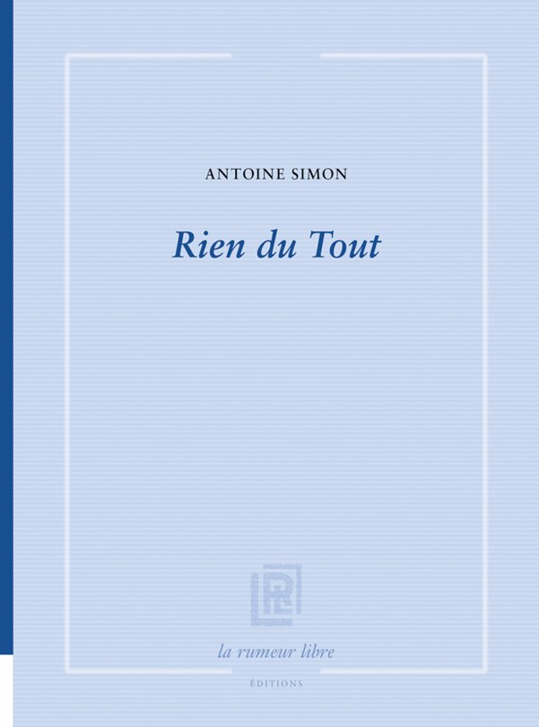 Front cover_Rien du Tout