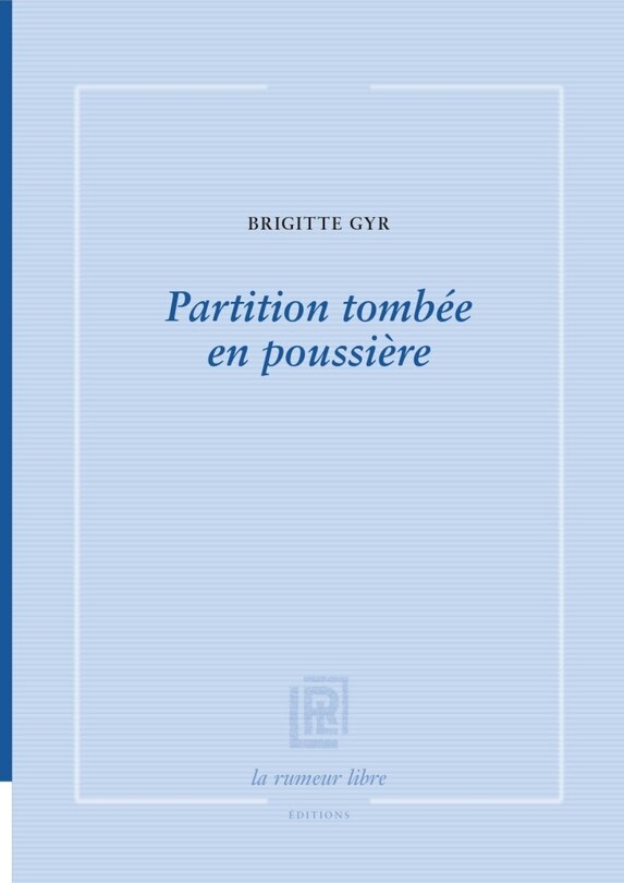 Front cover_Partition tombée en poussière