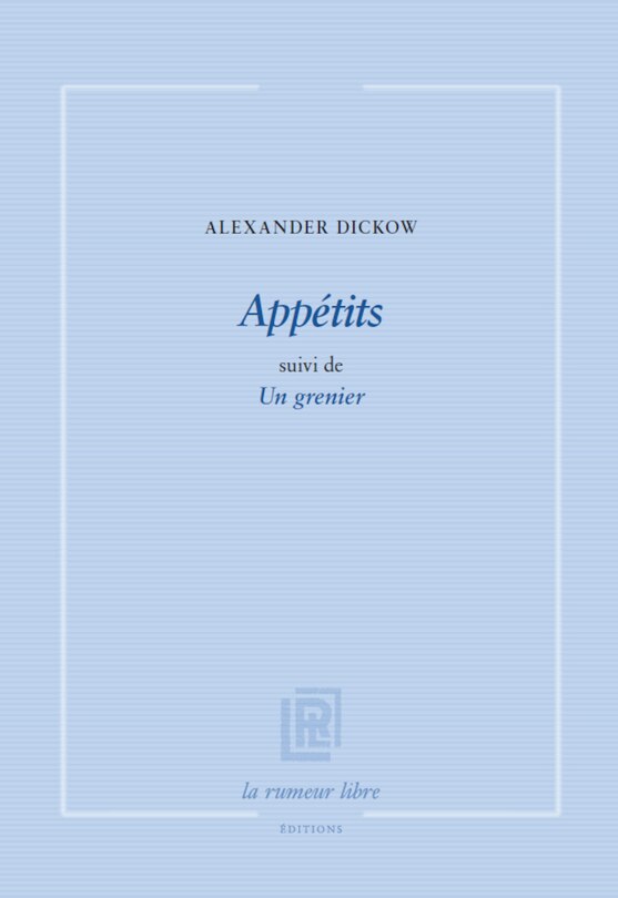 Front cover_Appétits ; Un grenier