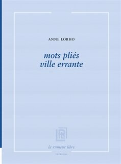 Couverture_Mots pli&eacute;s ville errante