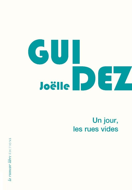 Front cover_Un jour, les rues vides