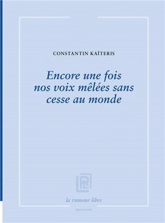 Front cover_Encore une fois nos voix mêlées sans cesse au monde