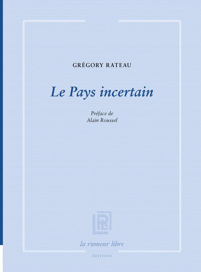 Front cover_Le pays incertain