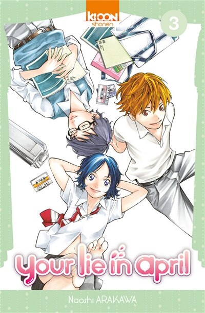 Front cover_Your lie in april, Vol. 3