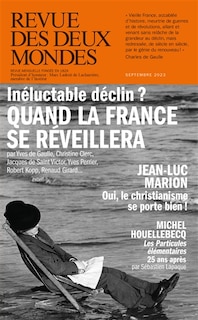 Front cover_Revue des deux mondes, n°6 (2023). Inéluctable, le déclin français ? Quand la France se réveillera