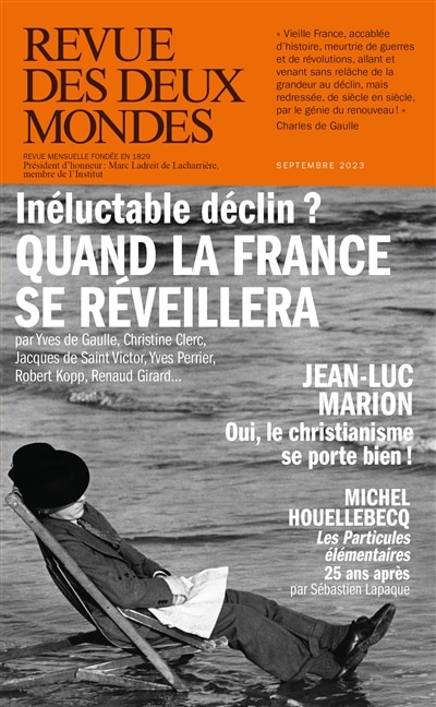 Front cover_Revue des deux mondes, n°6 (2023). Inéluctable, le déclin français ? Quand la France se réveillera