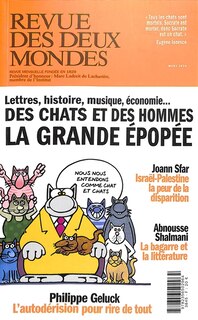 Couverture_Revue des deux mondes, n°2 (2024). Des chats et des hommes : la grande épopée : lettres, histoire, musique, économie...
