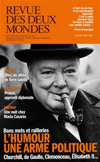 Front cover_Revue des deux mondes. L'humour, une arme politique : bons mots et railleries : Churchill, de Gaulle, Clemenceau, Elisabeth II...