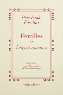 Front cover_Feuilles de langues romanes