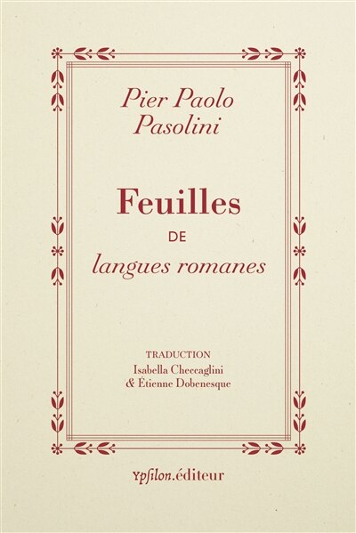 Front cover_Feuilles de langues romanes