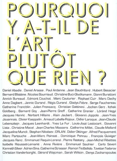 Couverture_Pourquoi y a-t-il de l'art plutôt que rien ?