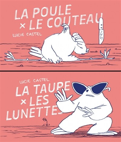 Front cover_La plante et le couteau ; La taupe et les lunettes