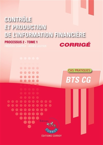 Front cover_Contrôle et production de l'information financière