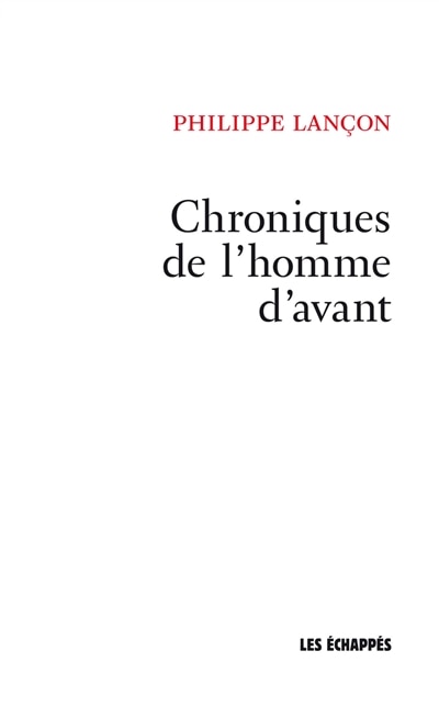 Front cover_CHRONIQUES DE L'HOMME D'AVANT