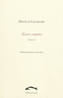 Front cover_Oeuvres complètes, Vol. 2
