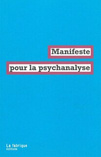 Front cover_Manifeste pour la psychanalyse