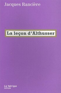 Couverture_La leçon d'Althusser