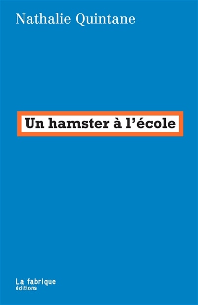 Front cover_Un hamster à l'école