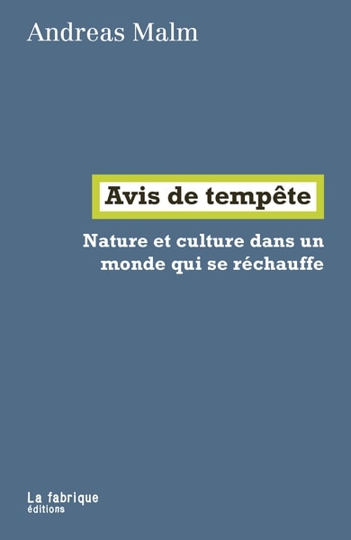 Avis de tempête: Nature et culture dans un monde qui se réchauffe