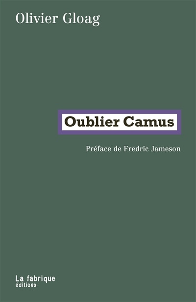 Front cover_Oublier Camus