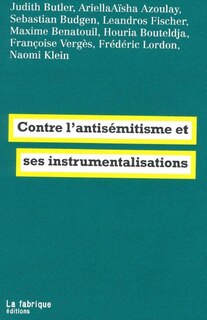 Front cover_Contre L'antisémitISME et ses instrumentS.