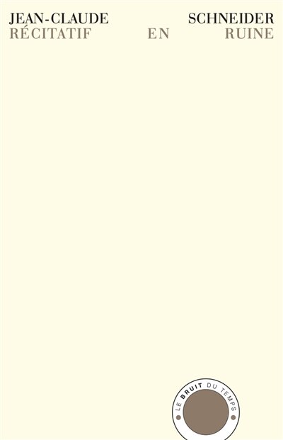 Front cover_Récitatif En Ruine
