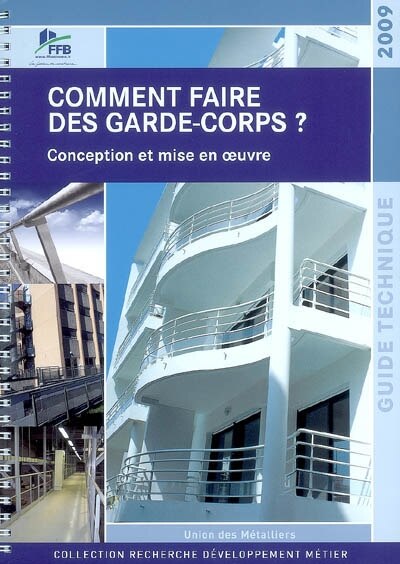 Front cover_Comment faire des garde-corps ? : conception et mise en oeuvre