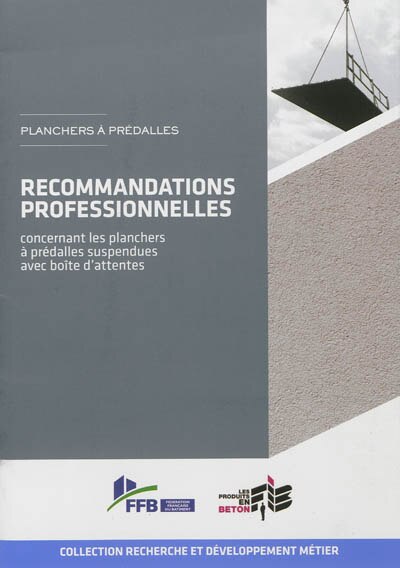 Front cover_Planchers à prédalles : recommandations professionnelles concernant les planchers à prédalles suspendues avec boîtes d'attente
