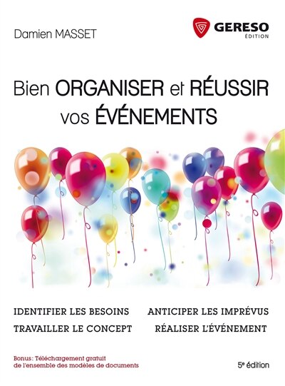 Front cover_Bien organiser et réussir vos événements