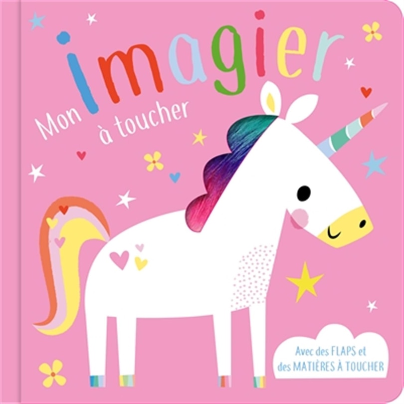 Couverture_Mon imagier à toucher : avec des flaps et des matières à toucher