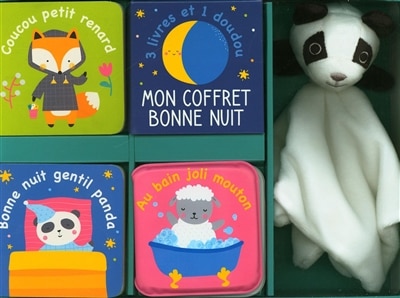 Couverture_Mon Coffret Bonne Nuit : 3 Livres Et 1 Doudou