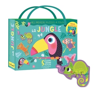 Couverture_La jungle - Mes premiers puzzles à toucher