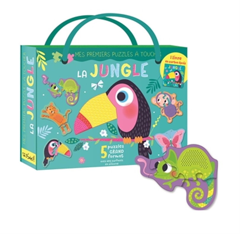 Couverture_La jungle - Mes premiers puzzles à toucher