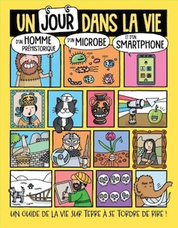 Front cover_Un jour dans la vie d'un homme préhistorique, d'un microbe et d'un smartphone