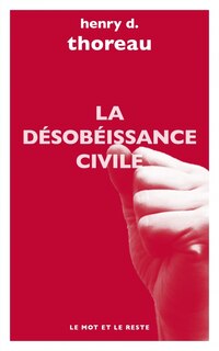 Front cover_La désobéissance civile