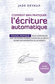 Front cover_Comment bien pratiquer l'écriture automatique