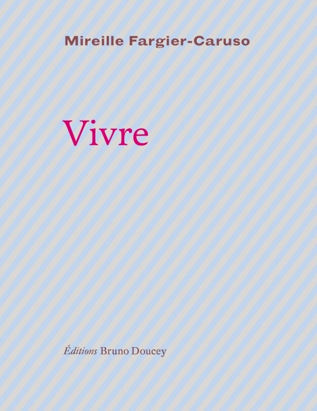 Front cover_Vivre ou De l'irréversible battement du coeur