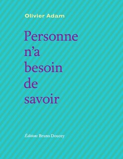 Front cover_Personne n'a besoin de savoir