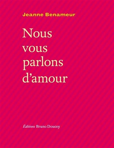 Couverture_Nous vous parlons d'amour